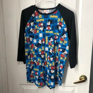 FINAL SALE - LulaRoe Disney Baseball Style Tee
